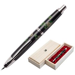 Ручка перьевая Namiki Capless White Clover цвет чернил черный цвет корпуса черный